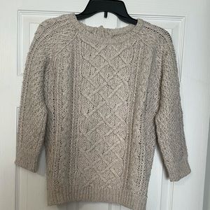Super Cute Fisherman’s Knitted Cropped Sweat